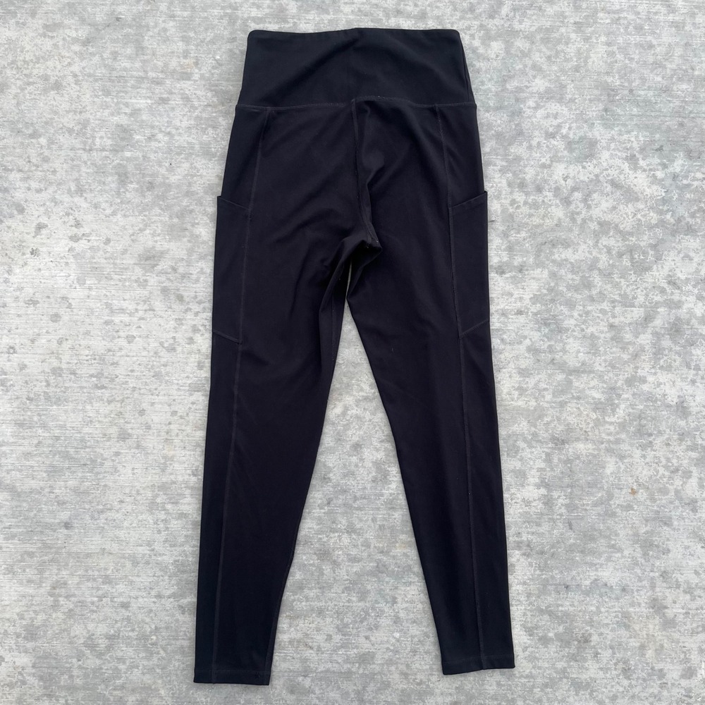 American Eagle The Everything Pocket Legging Black High Waisted Womens Medium - Picture 3 of 4